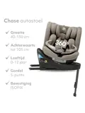 Chase Luxe i-Size Autostoel - Isofix + steunpoot
