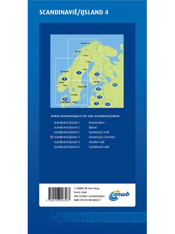ANWB Wegenkaart Noorwegen en Zweden