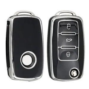 TPU Sleutelhoesje VW - Skoda - Seat Cupra zwart A3