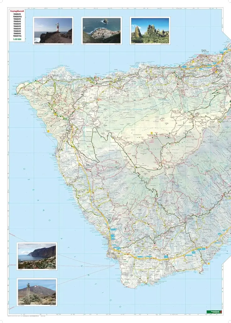 Wegenkaart Tenerife