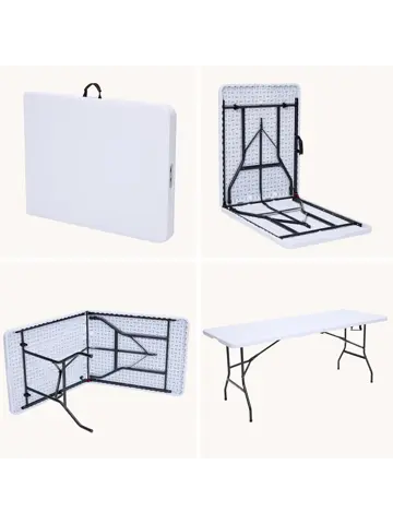 Inklapbare Tafel - Vouwtafel - 180 x 70 x 74 cm