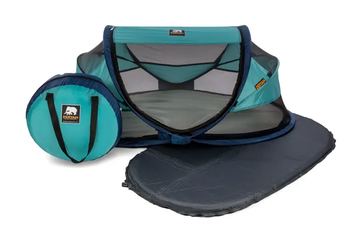Baby luxe campingbedje - Zelfopblaasbare matras