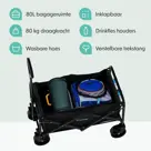LifeGoods Bolderkar – 80KG - 80L