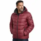 Heren Hooded Puffer Jacket Cappuccino Italia