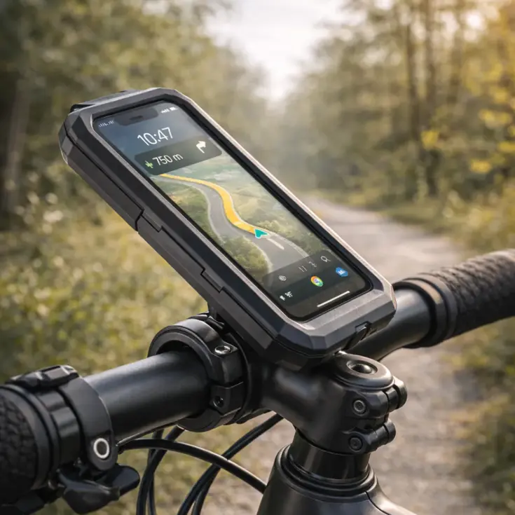 Waterdichte telefoonhouder fiets & motor - Large