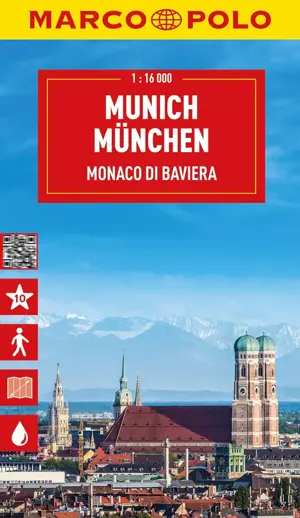Stadsplattegrond City Map München 1:16.000
