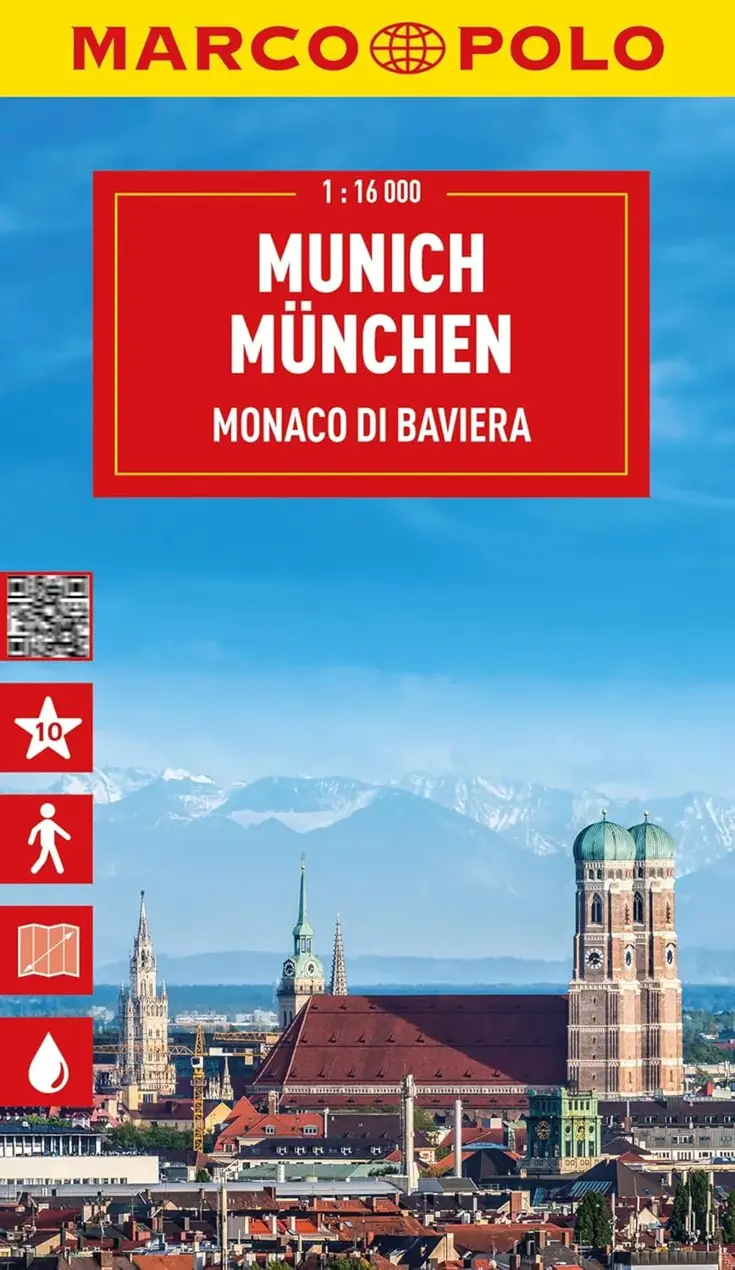 Stadsplattegrond City Map München 1:16.000