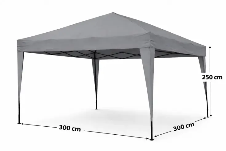 Partytent - 3X3m - Easy-Up Tent -