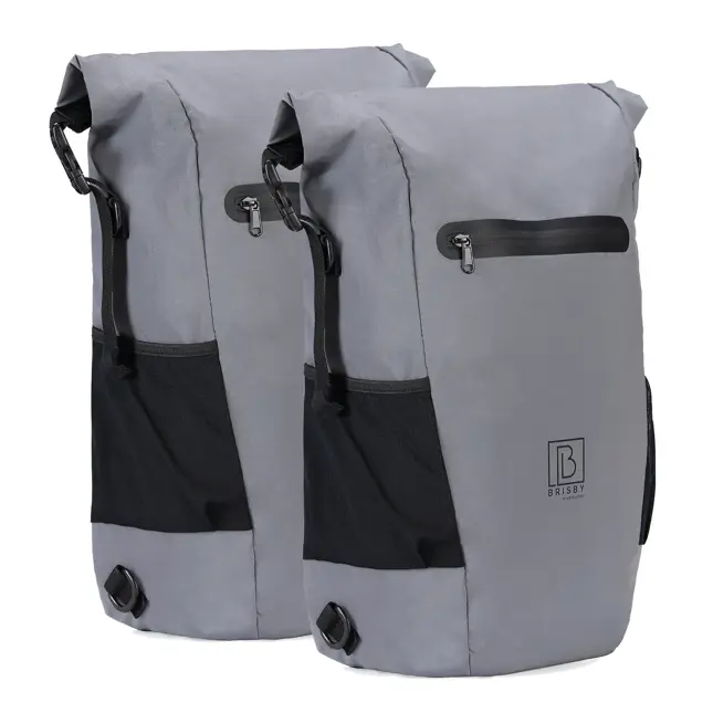 Brisby 40-52L 3-in-1 rolltop fietstassen