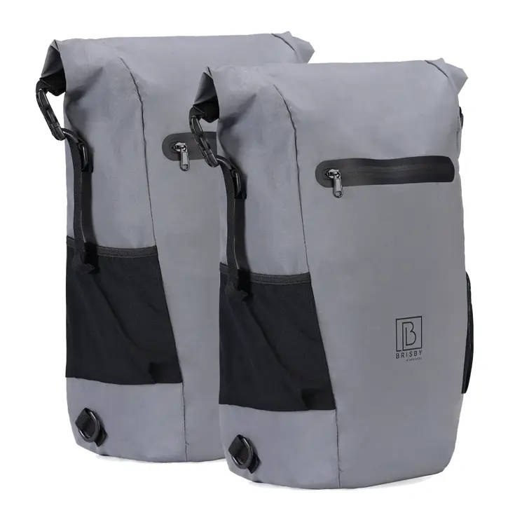 3-in-1 rolltop fietstassen 40-52L
