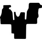 Rubber Matten Volkswagen LT (1995-2006) - DuoGrip
