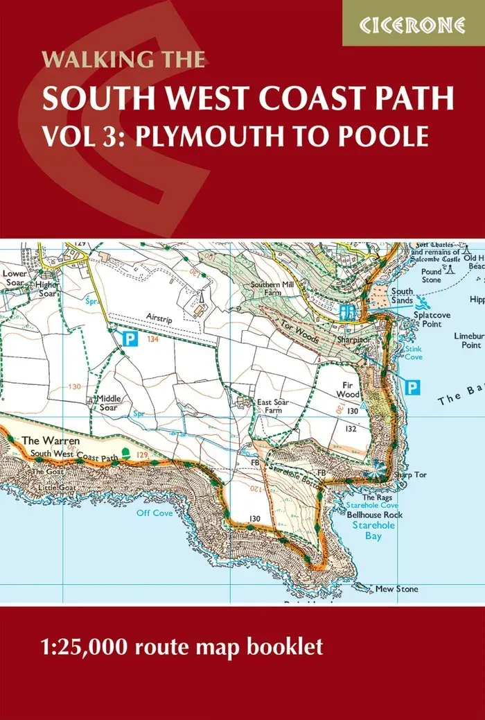 Kaartgids Booklet South West Coast Path Map 3