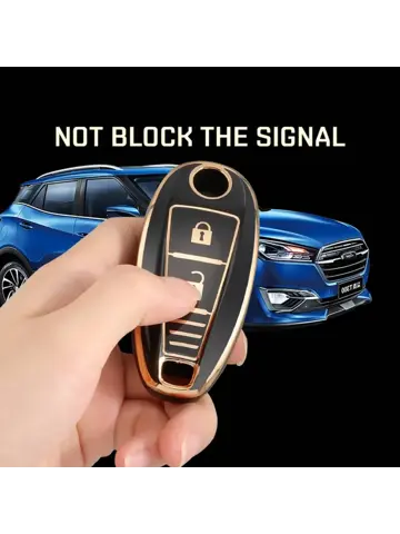 TPU Sleutelhoesje voor Suzuki goud A3A