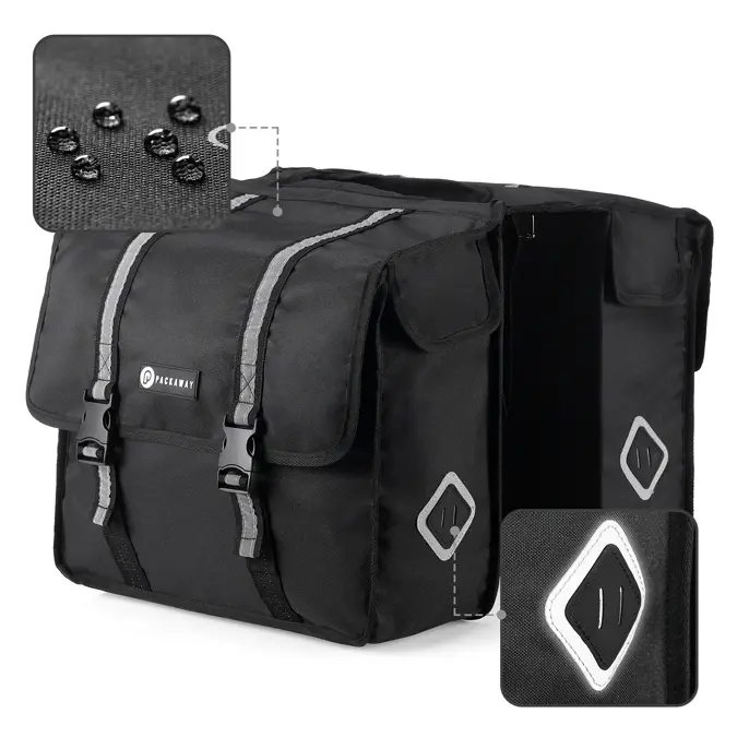 Packaway 36 Liter Waterdicht Fietstassen set