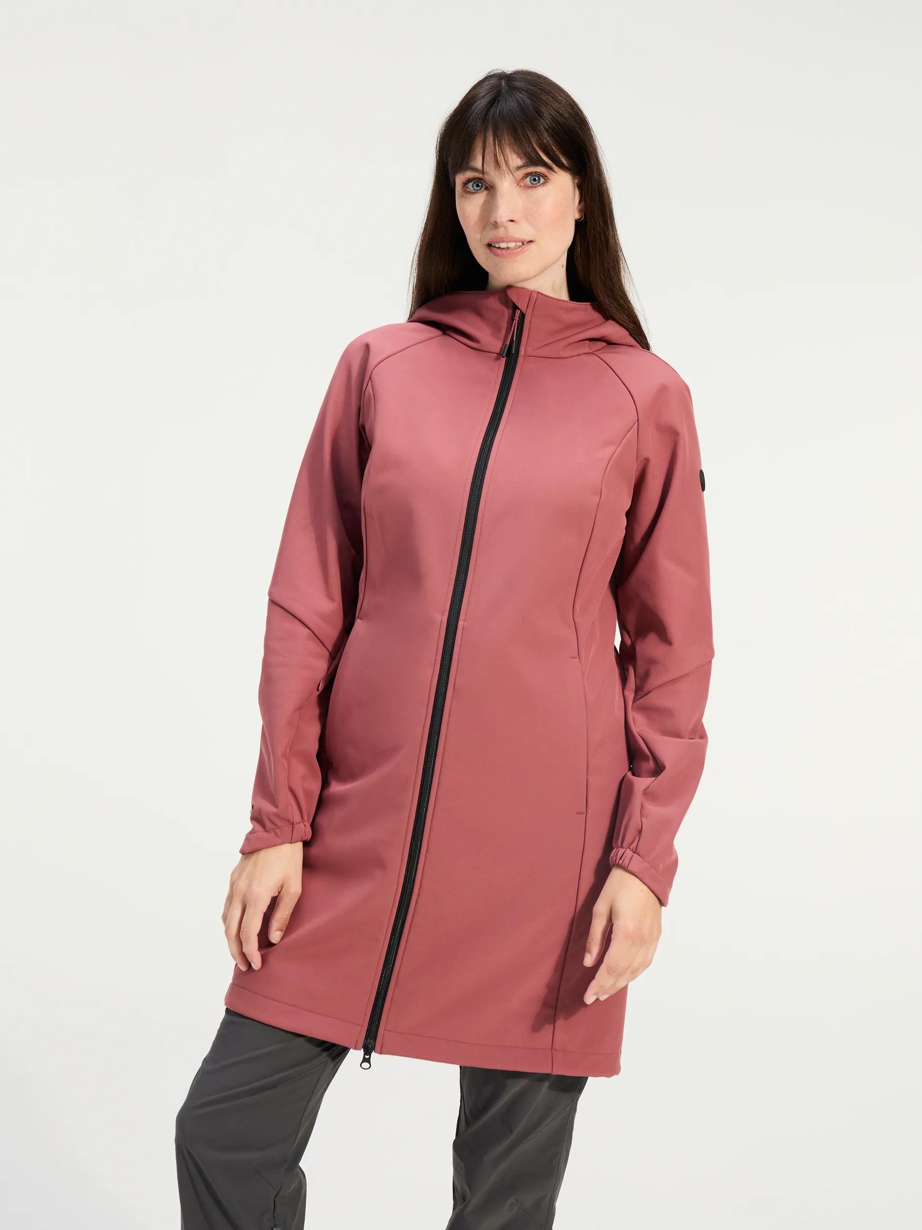 ANWB  Cortia  Softshellparka dames  Human Nature  Licht Bordeaux   XL main product image