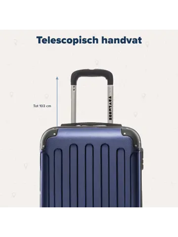 Kofferset – 2 Delig – 38L – Donkerblauw