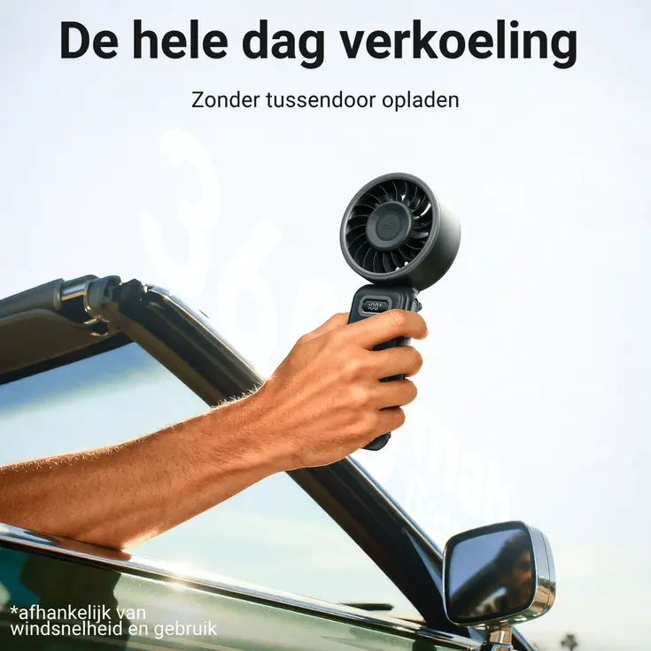 Diveblues® AIR Fanzy Oplaadbare Handventilator
