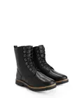 Trysil Dames - Veterboots met rits - Wol gevoerd