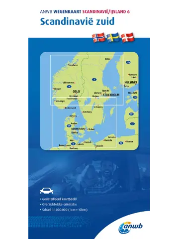 ANWB Wegenkaart Scandinavie-Zuid