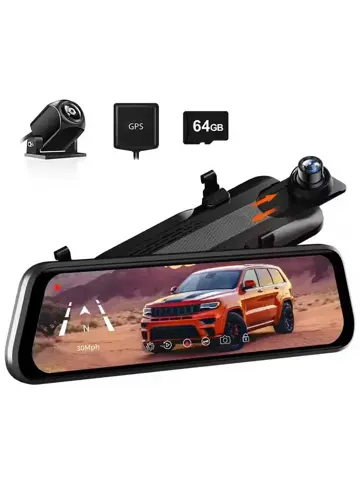 G930 4K GPS 64gb Mirror dashcam