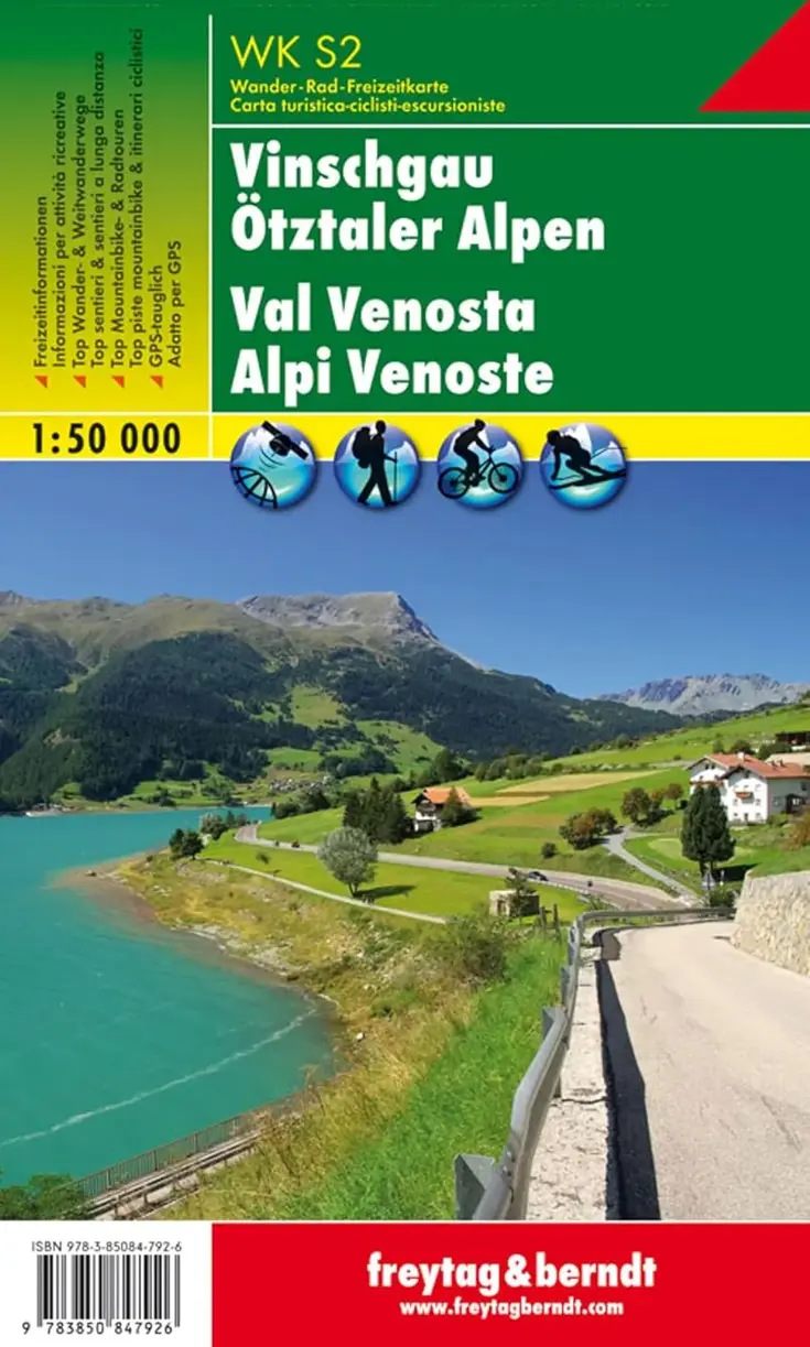 Wandelkaart WKS2 Vinschgau Ötztaler Alpen