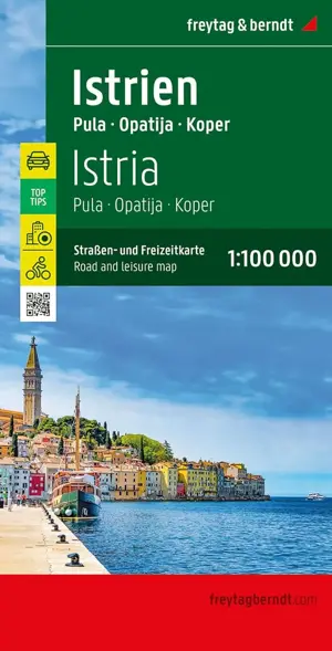 Wegenkaart Istrië - Pula