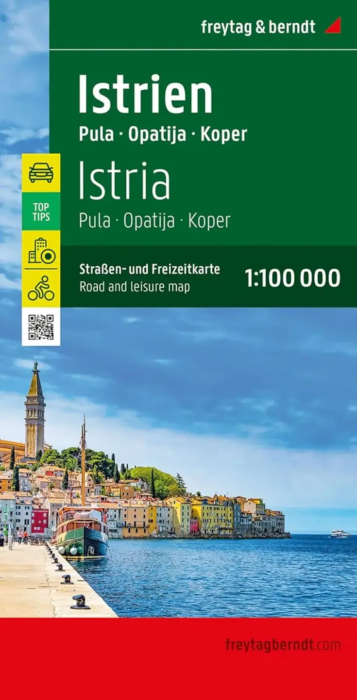 Wegenkaart Istrië - Pula