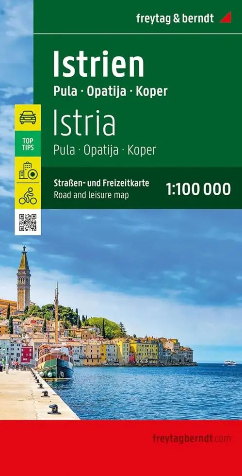 Wegenkaart Istrië - Pula