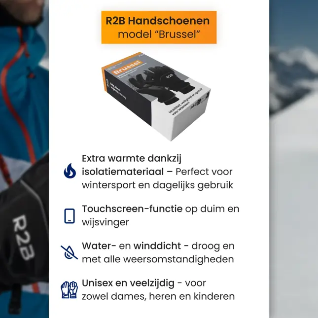 Luxe Waterdichte Touchscreen Handschoenen Ski