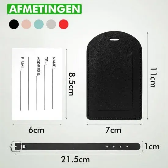 Kofferlabels – Set van 6