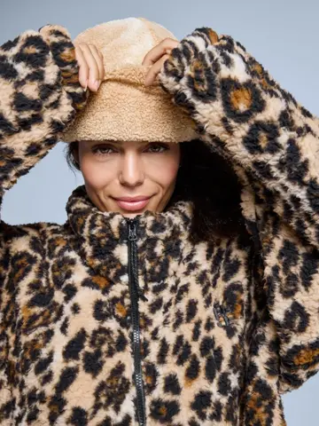 Fluffy  AOP - Dames - Teddy Jas