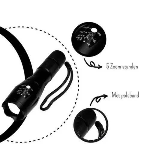 Zaklamp - 3W LED