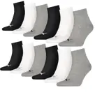 12 paar - Uniseks - Quarter Sokken