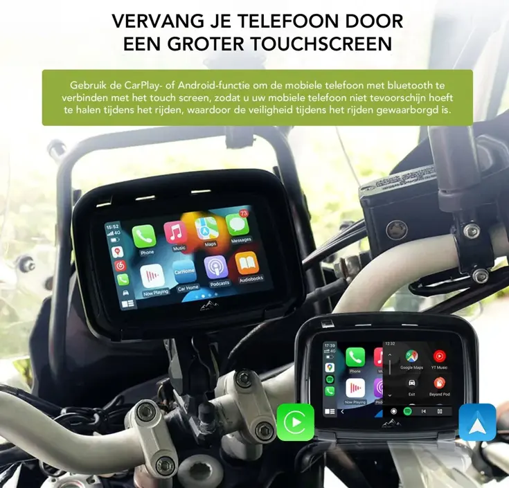 M500 - Motornavigatie  - BERGGPS