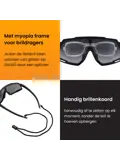 Fietsbril met 5 verwisselbare lenzen - sportbril