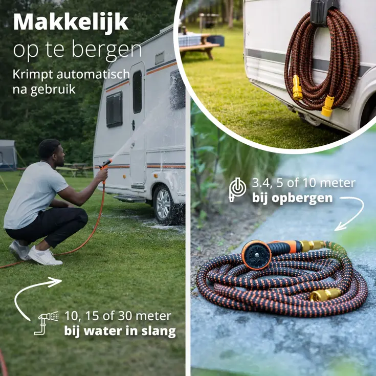 Flexibele Tuinslang - tot 15 meter