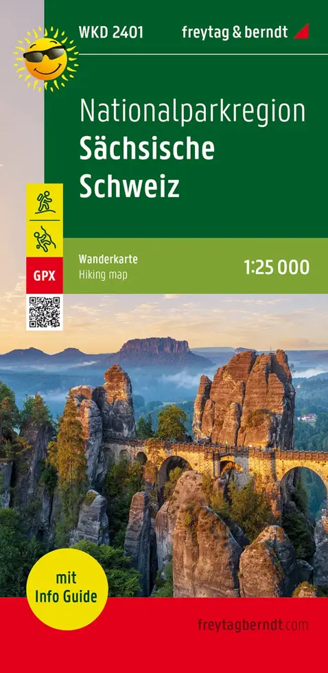 Wandelkaart WKD2401 NP Sächsische Schweiz
