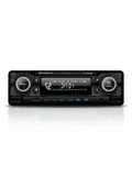 1-DIN Retro DAB+ Autoradio Zwart Bluetooth