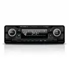 1-DIN Retro DAB+ Autoradio Zwart Bluetooth