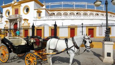 spanje_andalusie_sevilla_stierenvechtarena_buitenkant_paardenkoets_gettyimages