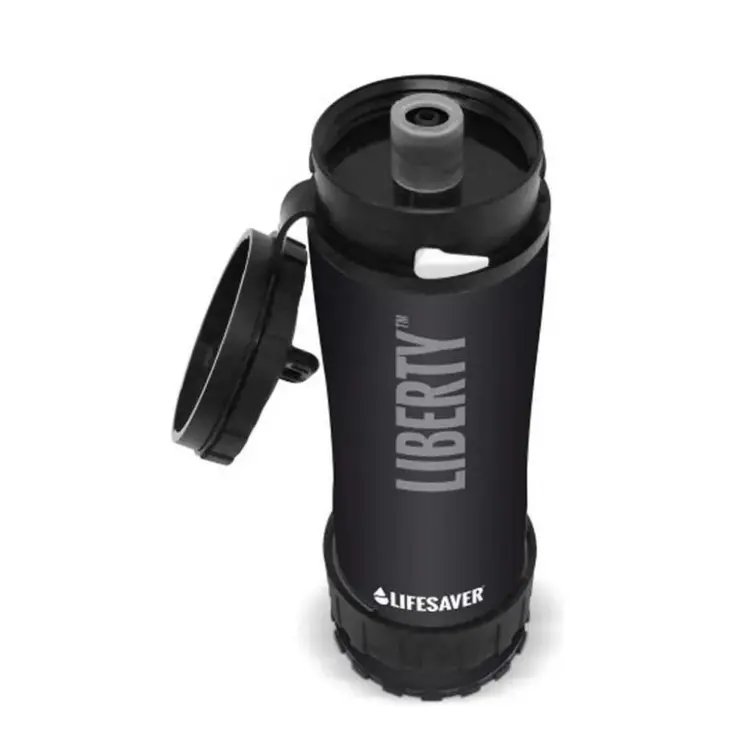 Lifesaver Liberty 2000 Waterfilter Drinkfles Zwart