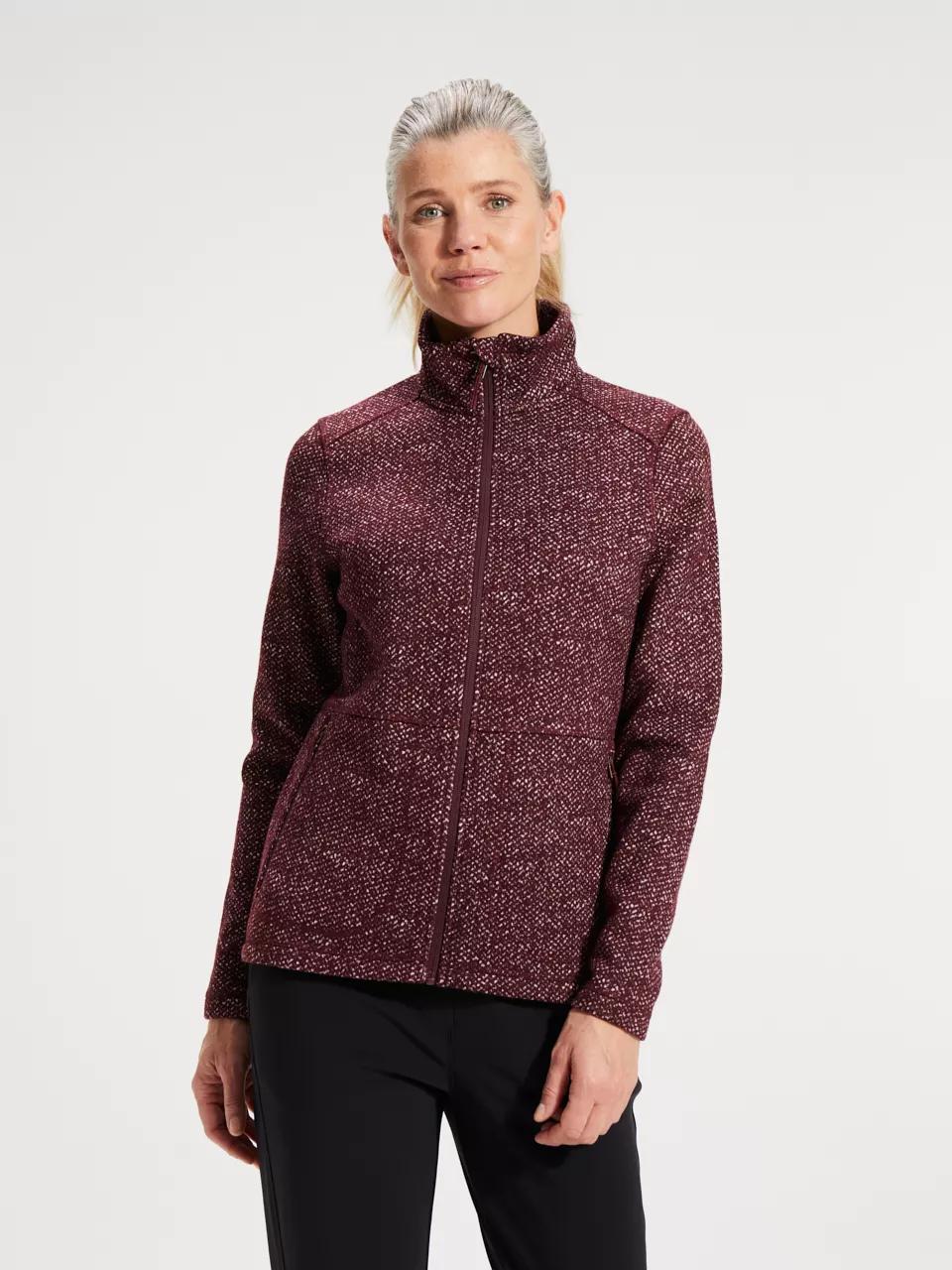 ANWB  Jau  Fleecevest dames  Human Nature  Bordeaux   XL