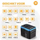 Universele Wereldstekker - Fast Charge