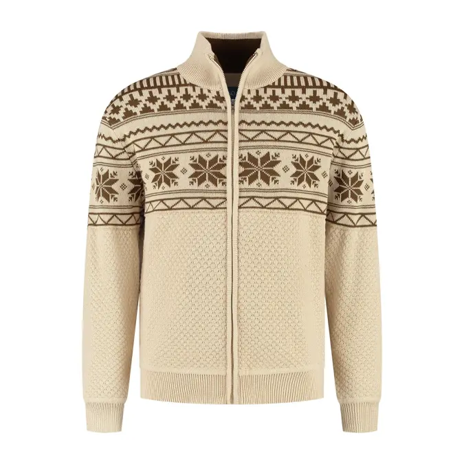 MGO Lenn Heren - Outdoorvest - Noors patroon