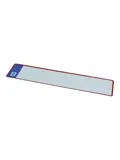 Langwerpige blanco Belgische kentekenplaat 52x11cm