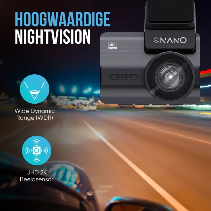 M68 4K 2CH Wifi GPS 32gb dashcam