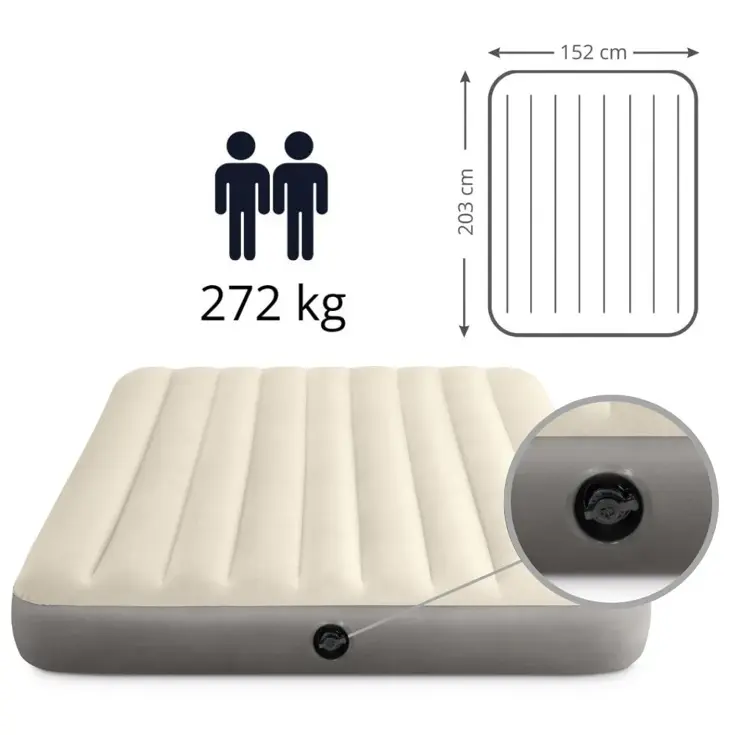 Luchtbed - Intex Single - 2P - 152x203 cm