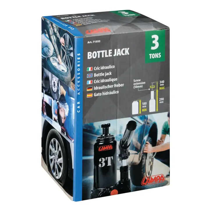Potkrik 3000 kg hydraulisch 193-373 mm