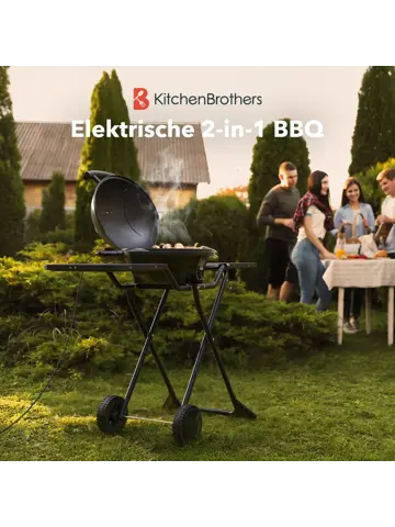 Elektrische BBQ – 2400W – Zwart