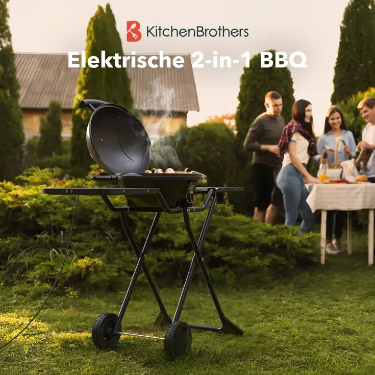 Elektrische BBQ – 2400W – Zwart